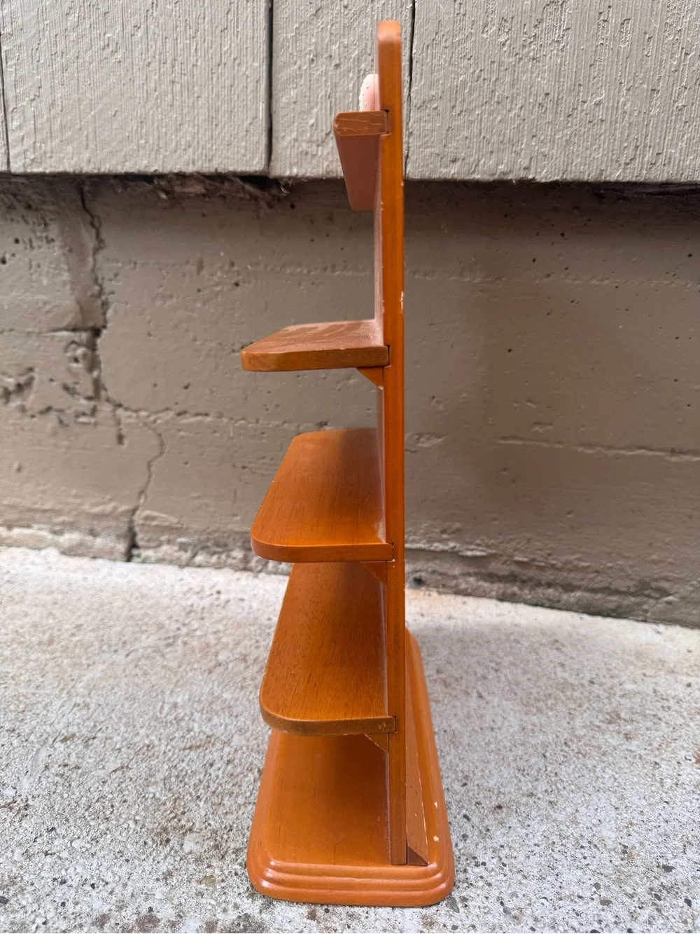 Wood Trinket Shelf with Heart
